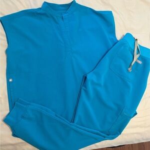 Figs Scrub Set Teal size Small